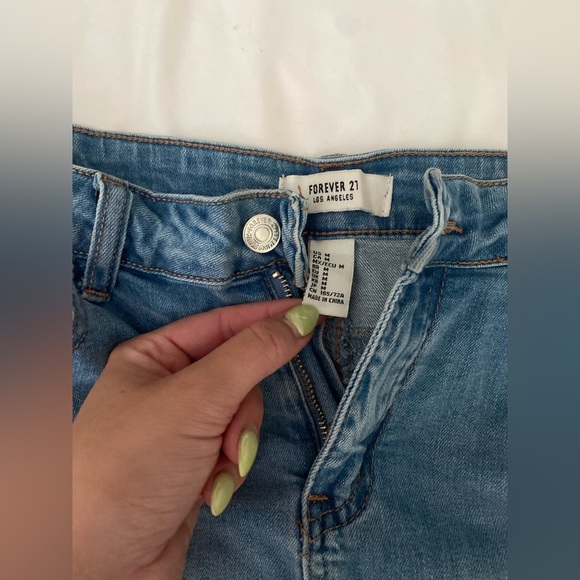 Forever 21 Denim Mini Skirt - Picture 4 of 4